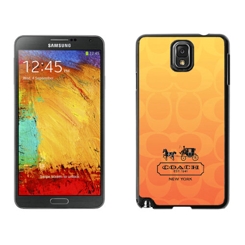 Coach In Signature Orange Samsung Note 3 Cases DSF Coach In Signature Orange Samsung Note 3 Cases DSF